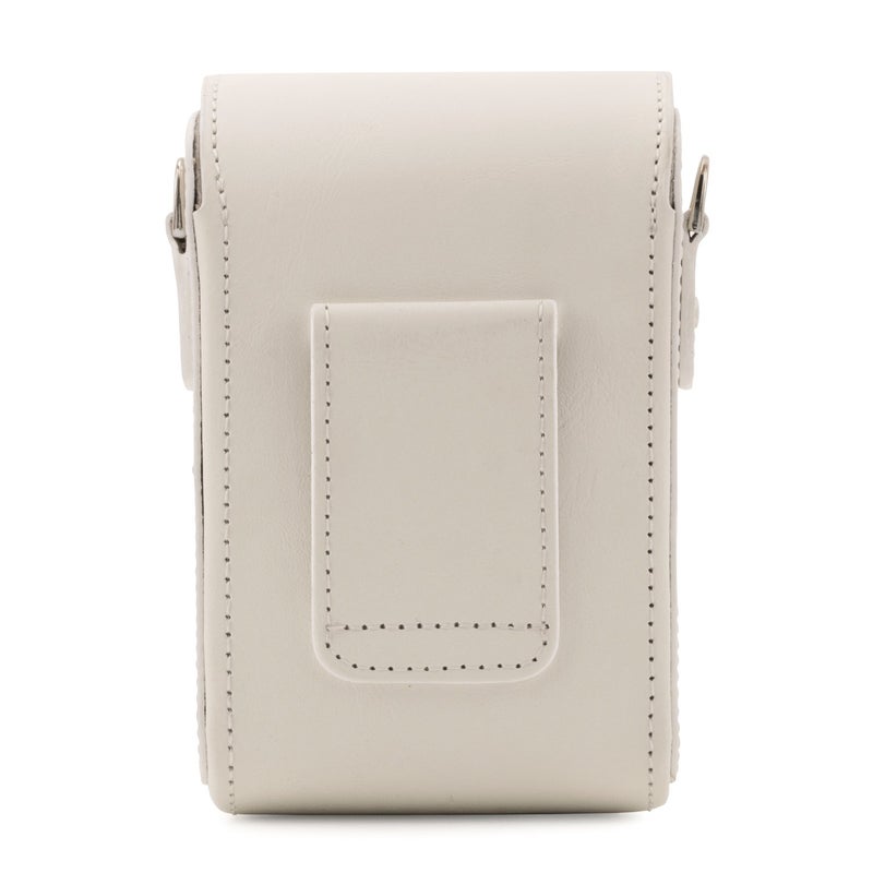 MegaGear Canon PowerShot SX740 HS, SX730 HS Leather Camera Case with Strap - White - Image 2